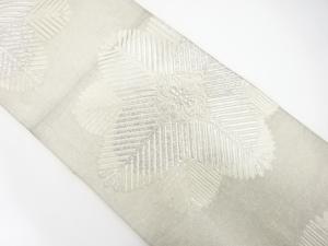 アンティーク　華紋に若松模様織り出し袋帯（材料）